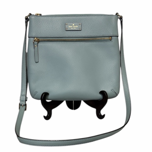 kate spade Handbags - Kate Spade New York Light Blue Leather Crossbody Bag